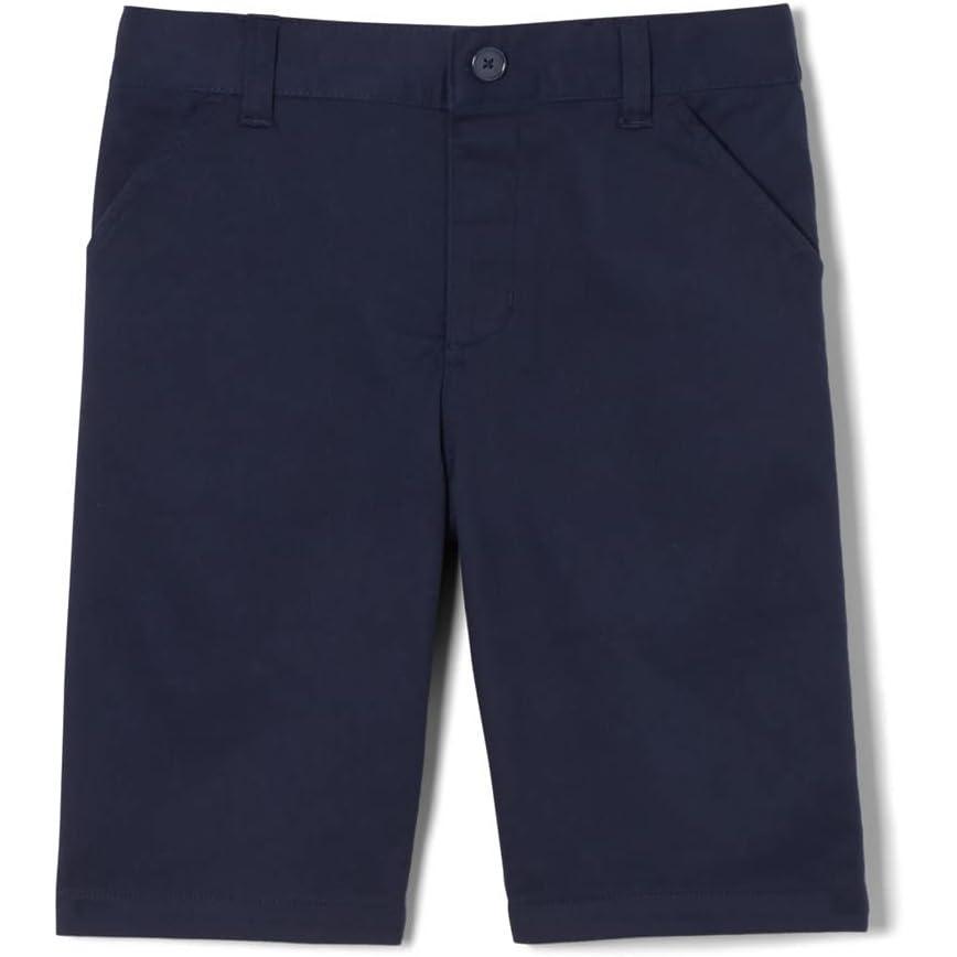 imageFrench Toast Girls Adaptive Bermuda Shorts with Hook and Loop ClosureNavy