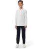 French Toast Boys Pique Polo School Uniform Shirt with Long Sleeves for Boys and Girls(White)