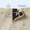 French Toast Girls Adaptive Bermuda Shorts with Hook and Loop Closure(Khaki)