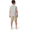 French Toast Kids’ Pique Polo (Standard & Husky)(Heather Gray)