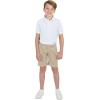 French Toast Kids’ Pique Polo (Standard & Husky)(Purple)