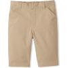 French Toast Girls Adaptive Bermuda Shorts with Hook and Loop Closure(Khaki (New))