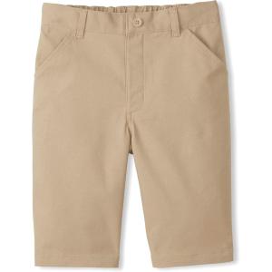 French Toast Girls Adaptive Bermuda Shorts with Hook and Loop Closure(Khaki (New))