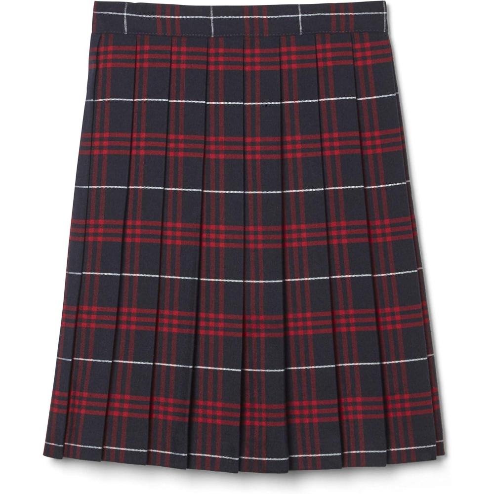 imageFrench Toast Girls Plaid Pleated SkirtNavy  Red Plaid