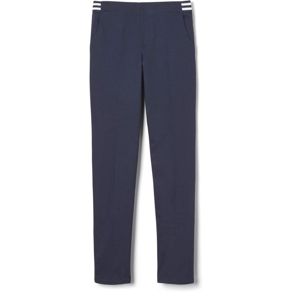imageFrench Toast Girls Pull On Skinny Fit Stretch Pants with Elastic Waist and Pockets School Uniform for KidsNavy