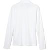 French Toast Girls Plus Size’ Uniform Long Sleeve Polo with Picot Collar (Standard & Plus)(White)