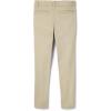 French Toast Girls’ Slim Fit Stretch Twill Pant(Khaki)