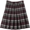French Toast Girls’ Plaid Pleated Skirt(Burgundy/Gray/White *Plaid #91*)