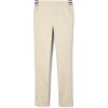 French Toast Girls Pull On Skinny Fit Stretch Pants with Elastic Waist and Pockets, School Uniform for Kids(Khaki)