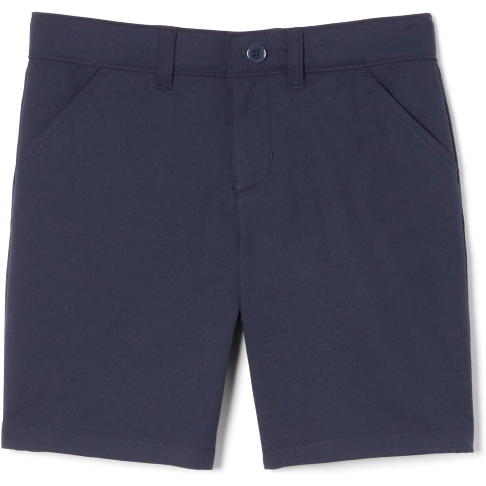 imageFrench Toast Girls Adjustable Waist Stretch Performance ShortCasual ShortsNavy Blue