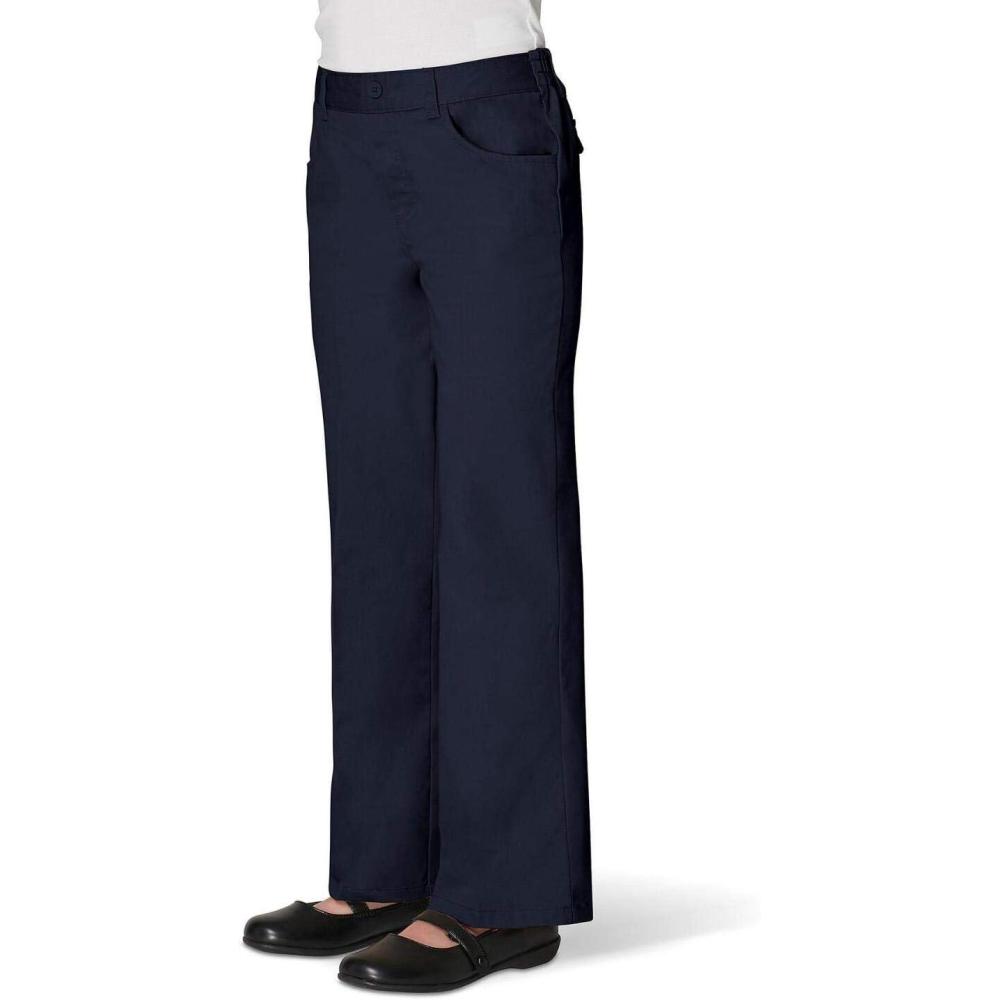 imageFrench Toast Girls PullOn Straight Fit Stretch Twill PantNavy