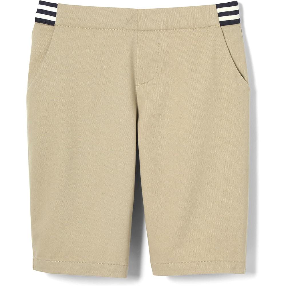 imageFrench Toast Girls Pullon Stretch Contrast Waistband ShortsKhaki