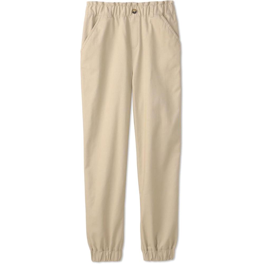 imageFrench Toast Girls Stretch Twill Jogger with Paper Bag WaistKhaki