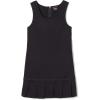 French Toast Girls’ Pleated Hem Jumper with Ribbon(Black)