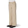 French Toast Girls’ Pull-On Straight Fit Stretch Twill Pant(Bootcut Khaki)