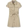 French Toast Girls’ Short Sleeve Safari Dress(Khaki)