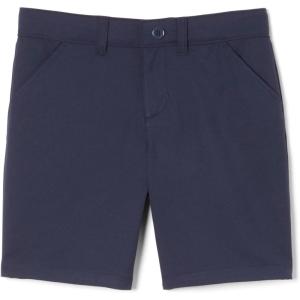 French Toast Girls Adjustable Waist Stretch Performance ShortCasual Shorts(Navy Blue)