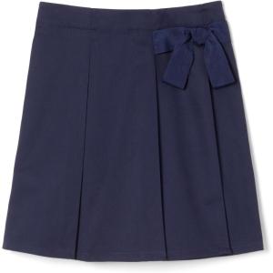 French Toast Girls Uniform Skirts, Pleated Knot Scooter(Navy Blue)