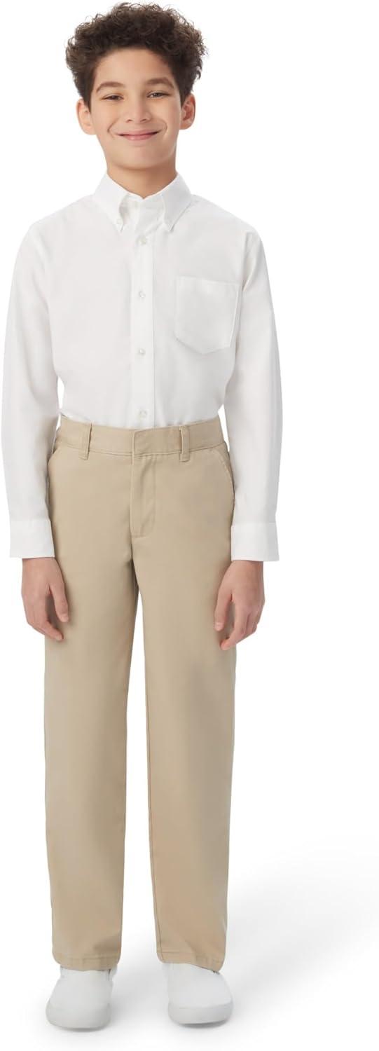 imageFrench Toast Boys Adjustable Waist Relaxed Fit PantHeather Gray
