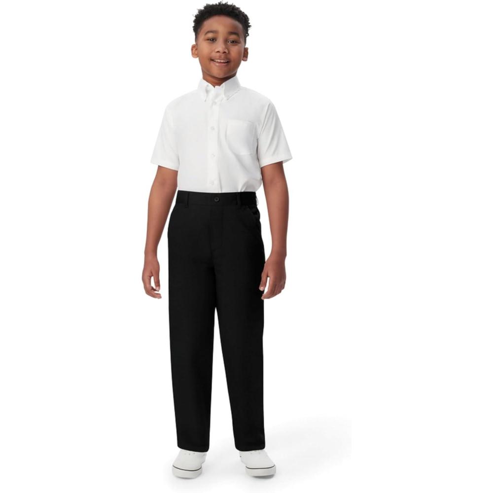 imageFrench Toast Boys PullOn Relaxed Fit School Uniform Pant Standard ampamp HuskyBlack