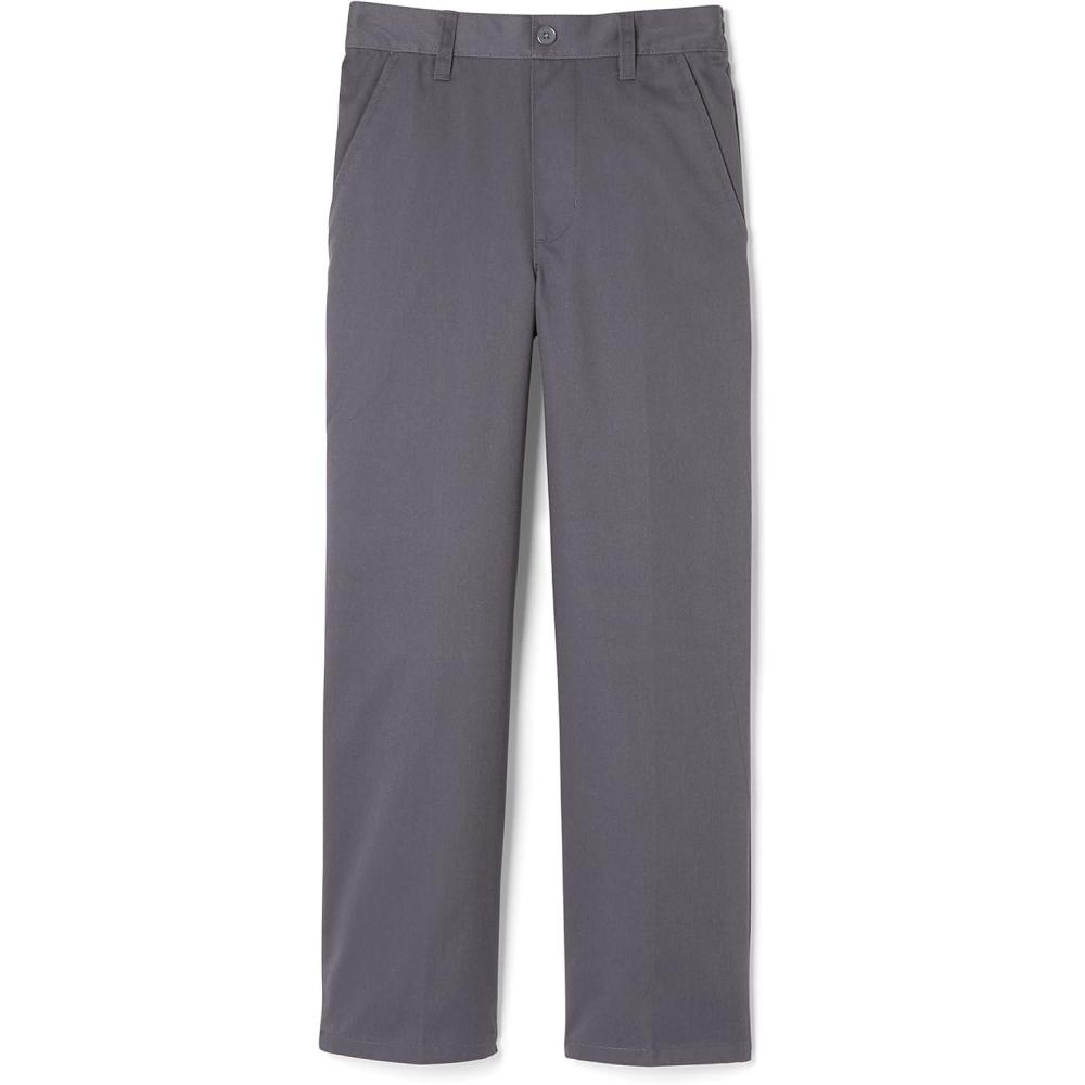 imageFrench Toast Boys PullOn Relaxed Fit School Uniform Pant Standard ampamp HuskyHeather Gray