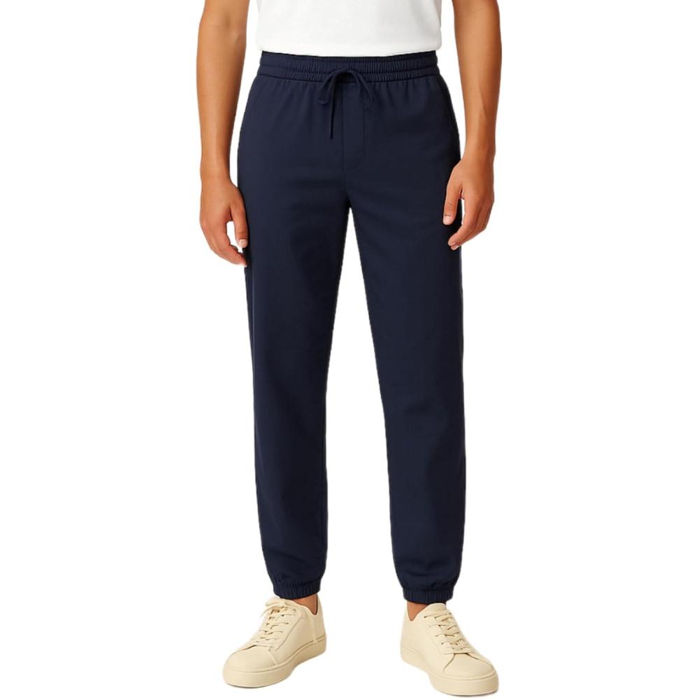 imageFrench Toast Young Mens PullOn Stretch Twill Jogger with Zipper PocketsNavy