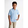French Toast Boys’ 2-Pack Short Sleeve Pique Polo Shirt(Light Blue)
