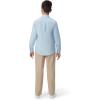 French Toast Boys’ Expandable Collar Button Down Dress Shirt with Long Sleeves (Standard & Husky)(Yellow)