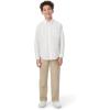 French Toast Boys Long Sleeve Oxford Shirt (Standard & Husky) Button Down Shirt(Light Blue)