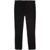 French Toast Girls’ Adjustable Waist Stretch Straight Fit Chino Pant (Standard & Husky)(Black)