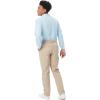 French Toast Girls’ Adjustable Waist Stretch Straight Fit Chino Pant (Standard & Husky)(Khaki)