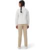French Toast Girls’ Fitted Wrinkle-Resistant Long Sleeve Oxford Shirt(White)