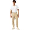 French Toast Young Men’s Pull-On Stretch Twill Jogger with Zipper Pockets(Khaki)