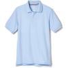 French Toast Boys’ 2-Pack Short Sleeve Pique Polo Shirt(Light Blue)