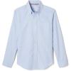 French Toast Boys Long Sleeve Oxford Shirt (Standard & Husky) Button Down Shirt(Light Blue)