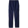 French Toast Boys’ Pull-On Straight Fit Twill Cargo Pant(Navy)