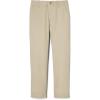 French Toast Girls’ Adjustable Waist Stretch Straight Fit Chino Pant (Standard & Husky)(School Uniform Khaki)