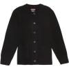 French Toast Girls Anti-Pill Crew Neck School Uniform Cardigan Sweater(Black)