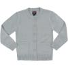 French Toast Girls Anti-Pill Crew Neck School Uniform Cardigan Sweater(Heather Gray)