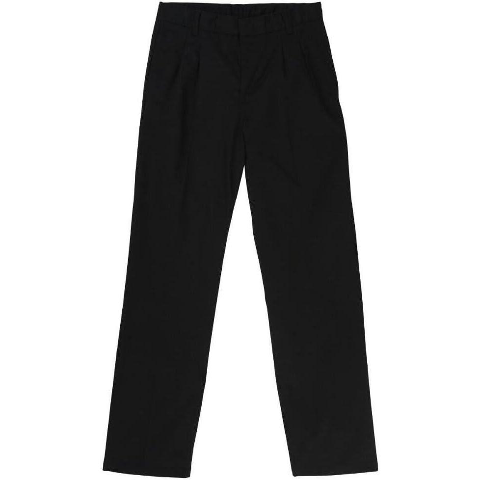 image:imageFrench Toast Boys Adjustable Waist Relaxed Fit Pleated PantBlack