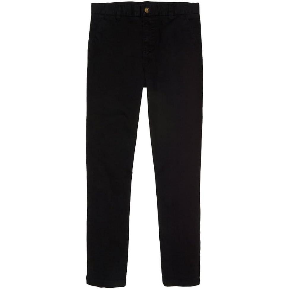 image:imageFrench Toast Boys Adjustable Waist Straight Fit Stretch Twill Chino PantBlack
