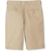 French Toast Girls Adjustable Waist Flat Front Shorts, Beige Khaki, 10 US
