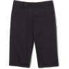 French Toast Boys’ Adjustable Waist Stretch Flat Front Shorts (Standard & Husky) for School Uniform(Black)