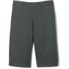 French Toast Boys’ Adjustable Waist Stretch Flat Front Shorts (Standard & Husky) for School Uniform(Hunter Green)