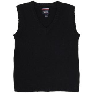 French Toast Little Boys’ V-Neck Vest(Black)