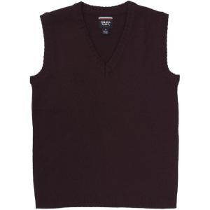 French Toast Little Boys’ V-Neck Vest(Burgundy)
