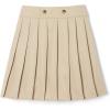 French Toast Girls’ Front Button Pleated Scooter(Khaki)