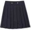 French Toast Girls’ Front Button Pleated Scooter(Navy)