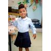 French Toast Little Girls’ Pleated Scooter with Ribbon(Navy)