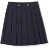 French Toast Girls’ Front Button Pleated Scooter(Navy)